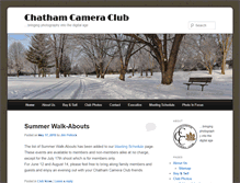 Tablet Screenshot of chathamcameraclub.com